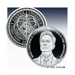 1 x 1 oz Silverround Silver Shield...