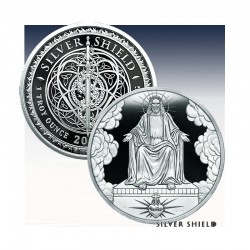 1 x 1 oz Silverround Silver Shield...