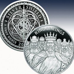 1 x 1 oz Silverround Silver Shield...