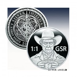 1 x 1 oz Silverround Silver Shield...