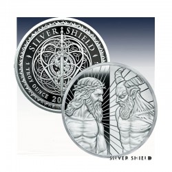 1 x 1 oz Silverround Silver Shield...