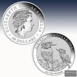 1 x 1 Kg Silber $30 Australien...