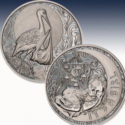 1 x 1 Oz Silver Round Intaglio Mint...