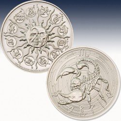 1 x 1 Oz Silver Round Intaglio Mint...