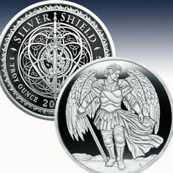 1 x 1 oz Silverround Silver Shield...