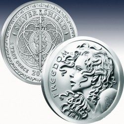 1 x 1 oz Silver Round Silver Shield...