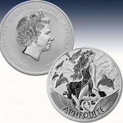 1 x 1 oz Silbermünze 1$ Tuvalu "Gods...