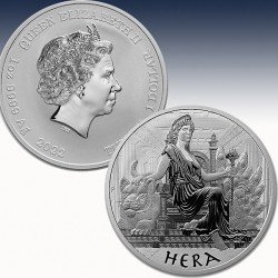 1 x 1 oz Silbermünze 1$ Tuvalu "Gods...