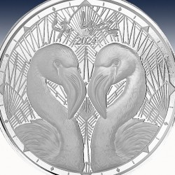 1 x 1 oz Silbermünze 2$ Nature Isel...