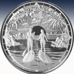 1 x 1 oz Silbermünze 2$ Nature Isel...