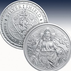1 x 1 oz Silber Round Golden State...