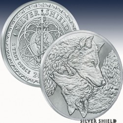 1 x 1 oz Silver Round Golden State...