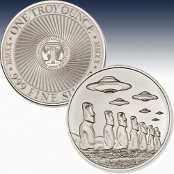 1 x 1 Oz Silver Round Intaglio Mint...