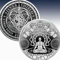 1 x 1 oz Silverround Silver Shield...