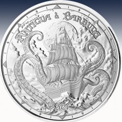 1 x 1 oz Silbermünze 2$ Eastern...