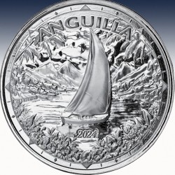 1 x 1 oz Silbermünzen 2$ Eastern...