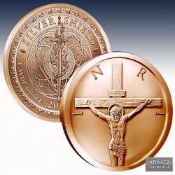 1 x 1 oz Copper Round Golden State...