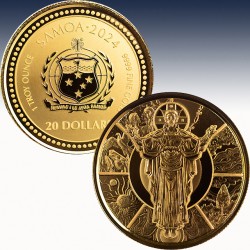 1 x 1 oz Goldmünze 20$ Tala Samoa...
