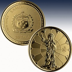 1 x 1 oz Gold 20$ Tala Samoa "The...