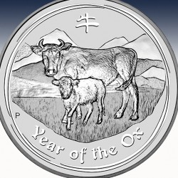 1 x 1 Kg Silber 30$ Australien Lunar...
