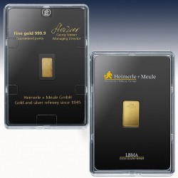 1 x 2.5 Gramm Goldbarren...