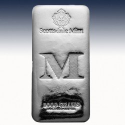 1 x 1000 Gramm  Silver Bar Scottsdale...