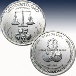 1 x 1 oz Silver Round "Omega/M & B...