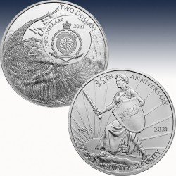 1 x 1 oz Silbermünze 2$ Niue 9Fine...