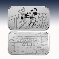 1 x 1 oz Silver Bar 9Fine Mint...