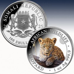 1 x 1 oz Silbermünzen 100 Sh Somalia...