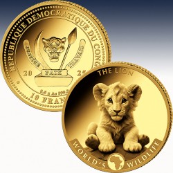 1 x 0,5 gramm Goldmünze 10 Fr...