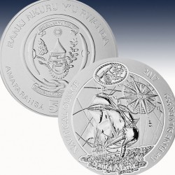 1 x 1 oz Silber 50 RWF Ruanda...