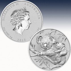 1 x 2 oz Silbermünze 2$ Australien...