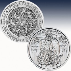 1 x 1 Oz Silver Round Intaglio Mint...