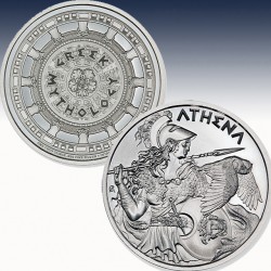 1 x 1 Oz Silver Round Intaglio Mint...