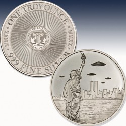 1 x 1 Oz Silver Round Intaglio Mint...