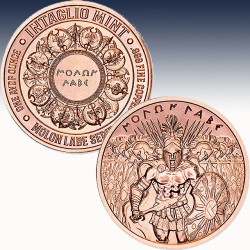 1 x 1 oz Copper Round Intaglio Mint...