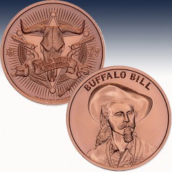 1 x 1 oz Copper Round Intaglio Mint...
