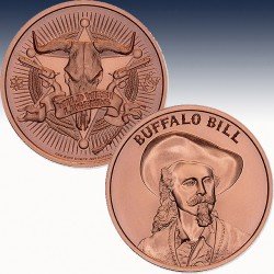 1 x 1 oz Copper Round Intaglio Mint...