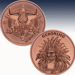 1 x 1 oz Copper Round Intaglio Mint...