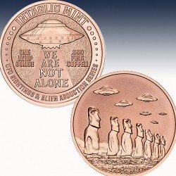 1 x 1 oz Copper Round Intaglio Mint...