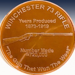 1 x 1 Oz Copper Round USA "Winchester...
