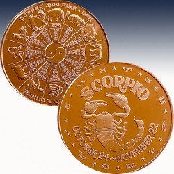 1 x 1 oz Copper Round USA "Chinese...