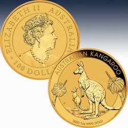 1 x 1 Oz Goldmünze 100$ Australien...