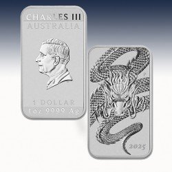 1 x 1 oz Silbermünzbaren 1$...
