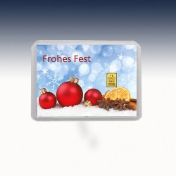 1 x 1 Gramm Geschenkgoldbarren...