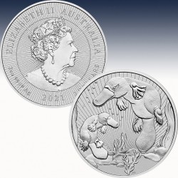 1 x 2 oz Silbermünze 2$ Australien...