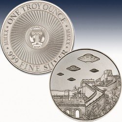 1 x 1 Oz Silver Round Intaglio Mint...