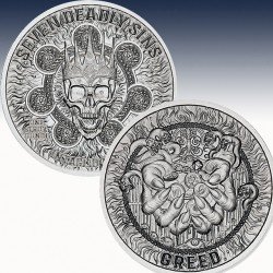 1 x 1 Oz Silver Round Intaglio Mint...