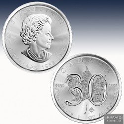 1 x 1 Oz Silbermünze 5$ Canada "Maple...